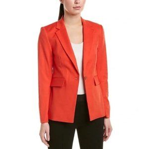 Vince Camuto Burnt Orange Single Button Blazer Size 12 Career
